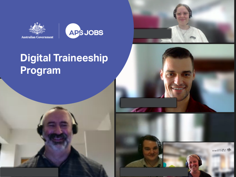 Digital Traineeship Program participants Australian Public Service Academy